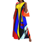 💥Robe maxi décontractée à imprimé artistique pour l'été — Livraison gratuite pour deux pièces