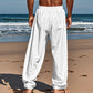 Pantalon décontracté homme à cordon de serrage avec poches