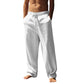 Pantalon décontracté homme à cordon de serrage avec poches