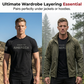 👕 60% DE RÉDUCTION! 🔥 T-Shirt Col Rond Coupe Athlétique pour Homme – Coton Respirant, Stretch Parfait & Idéal Pour La Salle De Sport Ou Le Quotidien 💪