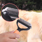 📢📢40 % DE RÉDUCTION !! ⏰ Brosse de toilettage pour animaux à double face contre la perte de poils