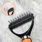 📢📢40 % DE RÉDUCTION !! ⏰ Brosse de toilettage pour animaux à double face contre la perte de poils