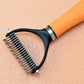 📢📢40 % DE RÉDUCTION !! ⏰ Brosse de toilettage pour animaux à double face contre la perte de poils