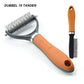 📢📢40 % DE RÉDUCTION !! ⏰ Brosse de toilettage pour animaux à double face contre la perte de poils
