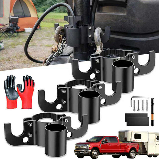🚛 50% DE RÉDUCTION! 🔗 Organisateur de chaîne de remorquage – Aluminium & montage facile ✨