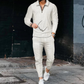 Ensemble décontracté pull-over et pantalon pour homme