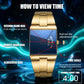 Montre de sport de course, montre de sport de course luxueuse pour homme