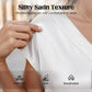 Blouse femme satinée à col V et manches courtes