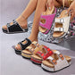 👠 Mules scintillantes pour l'été : semelle ergonomique et éclat brillant ⭐