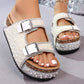 👠 Mules scintillantes pour l'été : semelle ergonomique et éclat brillant ⭐