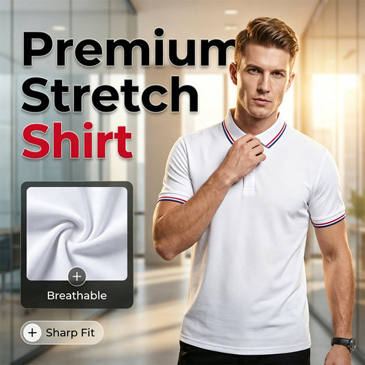Chemise homme à manches courtes et col, coupe classique