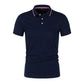 Chemise homme à manches courtes et col, coupe classique