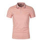 Chemise homme à manches courtes et col, coupe classique