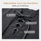 Chemise décontractée à manches courtes avec laçage pour homme