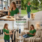 Top fleuri à plis – ample, confortable et élégant