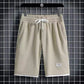 Short homme tricot gaufré avec cordon de serrage