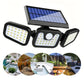 💡 50% DE RÉDUCTION! ☀️ Applique Murale Solaire à 3 Têtes avec Capteur – Éclairage Automatique, Étanche & Idéale Pour Jardin, Entrée & Garage 🏠