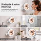 💄 50% DE RÉDUCTION! 🪞 Miroir grossissant x10 – LED & ventouse pour maquillage précis ✨