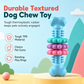 ⏰ Jouet à mâcher pour chien en forme d'os en TPR durable – Jouet résistant aux morsures pour la dentition des grands chiens 🦴