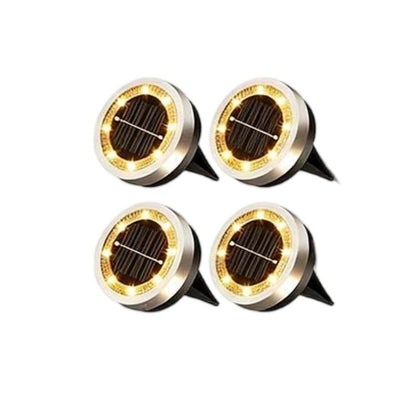 ☀️ PROMO FLASH : 50% DE RÉDUCTION ! Spots Solaires Encastrables Inox 304, LED Étanche IP65 – Éclairage Auto pour Jardin & Allée, Lot de 4 for un Extérieur Sublimé Sans Câble ✨