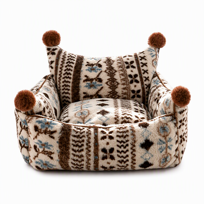 Canapé-lit chaud pour chiens et chats – Coussin de couchage douillet pour toutes les saisons