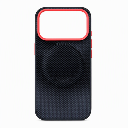 📱 Coque de Protection Magnétique à Texture Tissée – Élégance & Protection ✨
