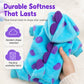 Combinaison chaude en flanelle pour animaux – Pyjama-costume « Monstre bleu » à quatre pattes pour chiens et chats – Vêtements d'automne et d'hiver