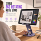 📢📢 -50 % ✨ Support pour téléphone haut de gamme entièrement en métal – Socle de bureau rotatif à 360°