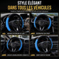 ✨🚗 Housse de Volant en Strass Scintillants 37-38 cm | Cristaux Haute Brillance, Cuir PU Matelassé & Confort Antidérapant