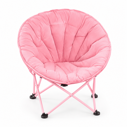 ⛺ Chaise « lune » portable : rembourrage de 5 cm, forme enveloppante, pliable