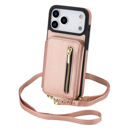 📱✨ Étui Portefeuille à Deux Volets avec Bandoulière – Élégant & Pratique 💖