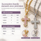 ✝️ PROMO FLASH : 50% DE RÉDUCTION ! Collier Pendentif Croix Hip-Hop Zircon Baguette & Chaîne Figaro en Laiton – Strass Taille Baguette, Placage Anti-Ternissement & Maille Figaro Massive for un Look Streetwear Iced Out ✨